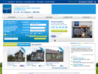 laforet-immobilier-aunay-sur-odon.com website preview