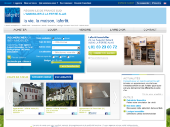 laforet-immobilier-la-ferte-alais.com website preview