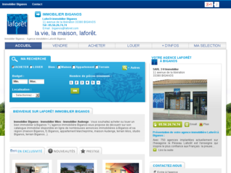 laforet-immobilier-biganos.com website preview