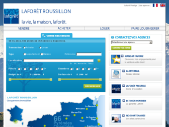 laforet-roussillon.com website preview