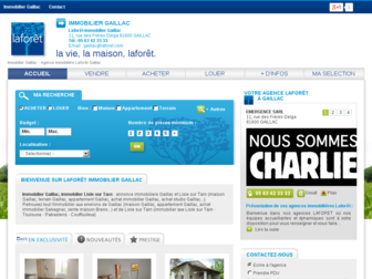 laforet-immobilier-gaillac.com website preview