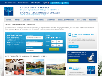 laforet-agen.com website preview