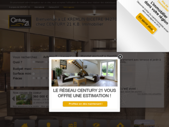 century21kbimmobilierlekremlinbicetre.com website preview