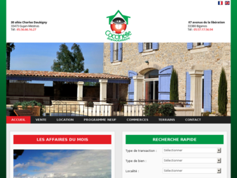 coccinelle-immo.fr website preview