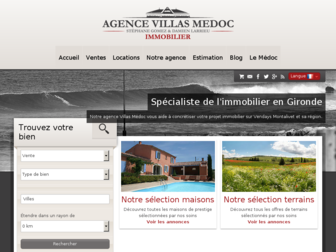 villas-medoc.com website preview