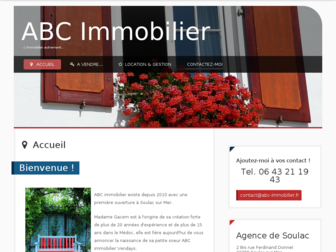abc-immobilier.fr website preview