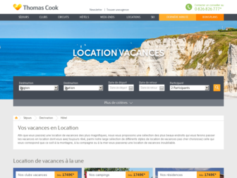 locations-vacances.thomascook.fr website preview