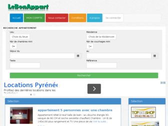 lebonappart.com website preview