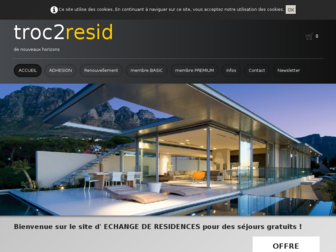 troc2resid.fr website preview