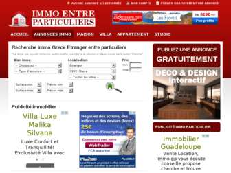 grece.immo-entre-particuliers.com website preview