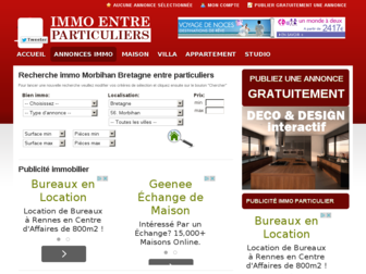 morbihan.immo-entre-particuliers.com website preview