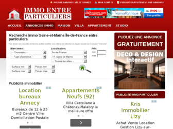 seine-et-marne.immo-entre-particuliers.com website preview