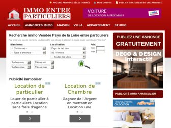 vendee.immo-entre-particuliers.com website preview