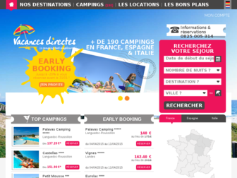 vacances-directes.com website preview