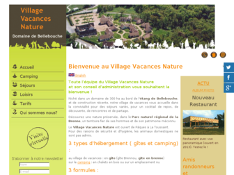 village-vacances-bellebouche.com website preview