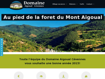 domaine-aigoual-cevennes.com website preview