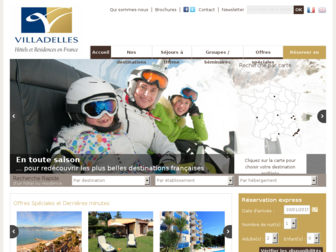 villadelles.com website preview