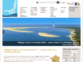 village-grandebaie.com website preview