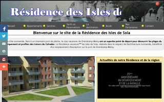 islesdesola.fr website preview