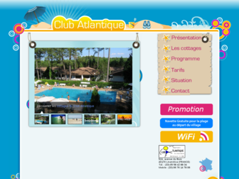 clubatlantique.com website preview