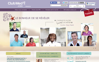 clubmedjobs.fr website preview