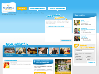 recrute.touristravacances.com website preview