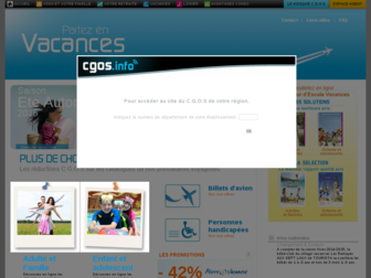 vacances.cgos.info website preview