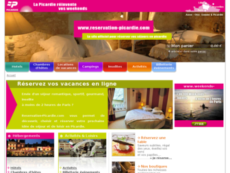 reservation-picardie.com website preview