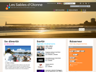 lessablesdolonne-tourisme.com website preview