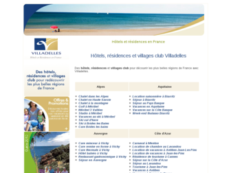 vacances.villadelles.com website preview