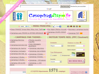 campingdispo.fr website preview
