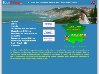 touradour.com website preview