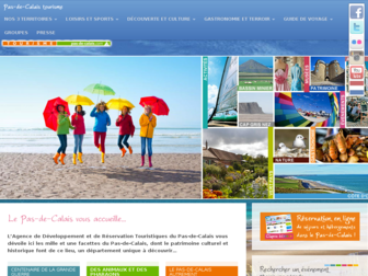 pas-de-calais-tourisme.com website preview