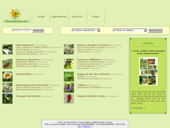 biovacances.net website preview