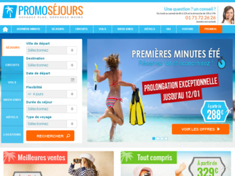 promosejours.com website preview