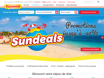 soleil.sunweb.fr website preview