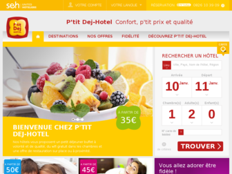 ptitdej-hotel.com website preview