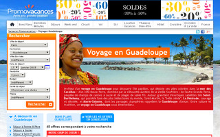 guadeloupe.promovacances.com website preview