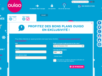ouigo.com website preview