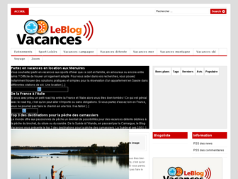 leblog-vacances.com website preview