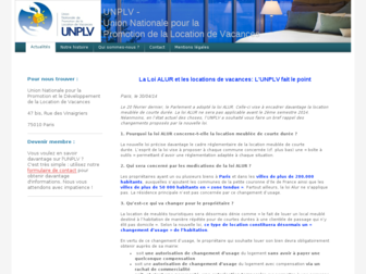 unplv.fr website preview