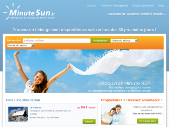 minutesun.fr website preview