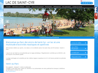 lacdesaintcyr.fr website preview