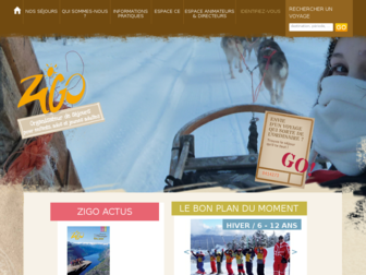 zigotours.com website preview
