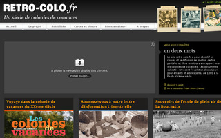 retro-colo.fr website preview