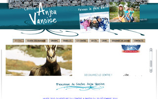 centre-anjou-vanoise.com website preview