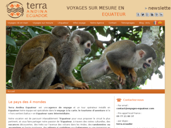 voyages-equateur.com website preview