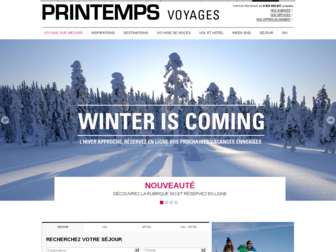 printempsvoyages.com website preview