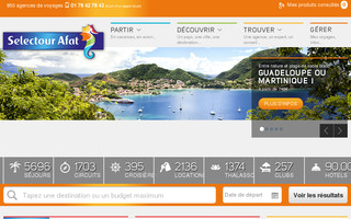 selectour-afat.com website preview