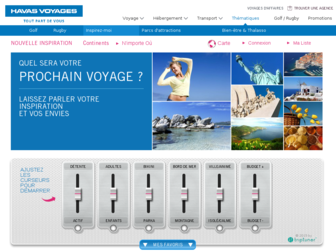 idees.havas-voyages.fr website preview